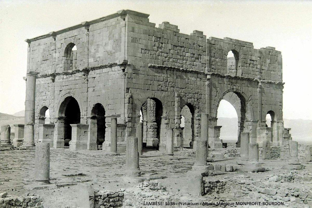 1- Lambese 1938. Le Pretorium (3).JPG